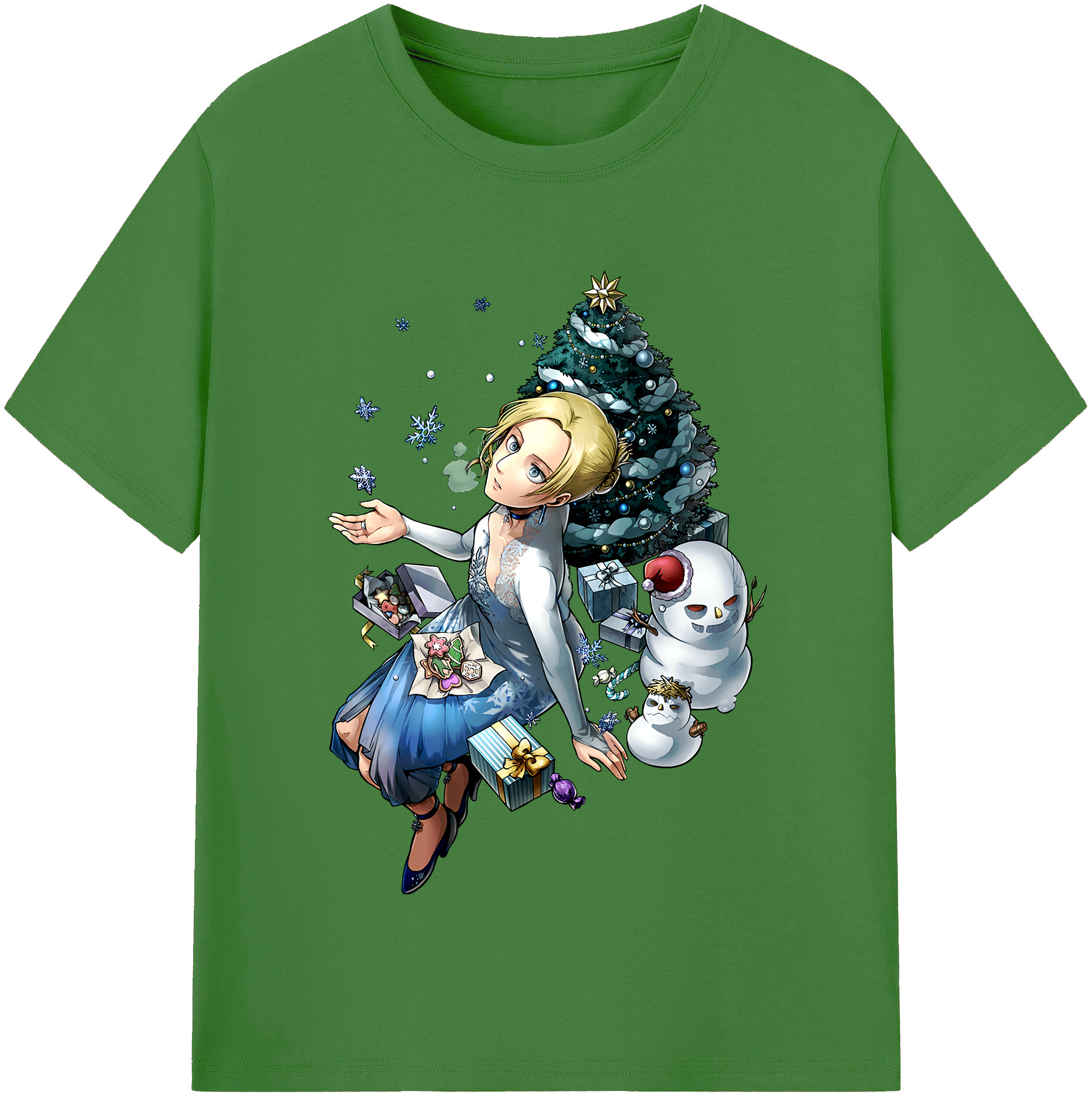 （画像用） 進撃の巨人 アニ・レオンハート Attack on Titan Annie Leonhart レディースカジュアルプリントTシャツ（綿100％）
